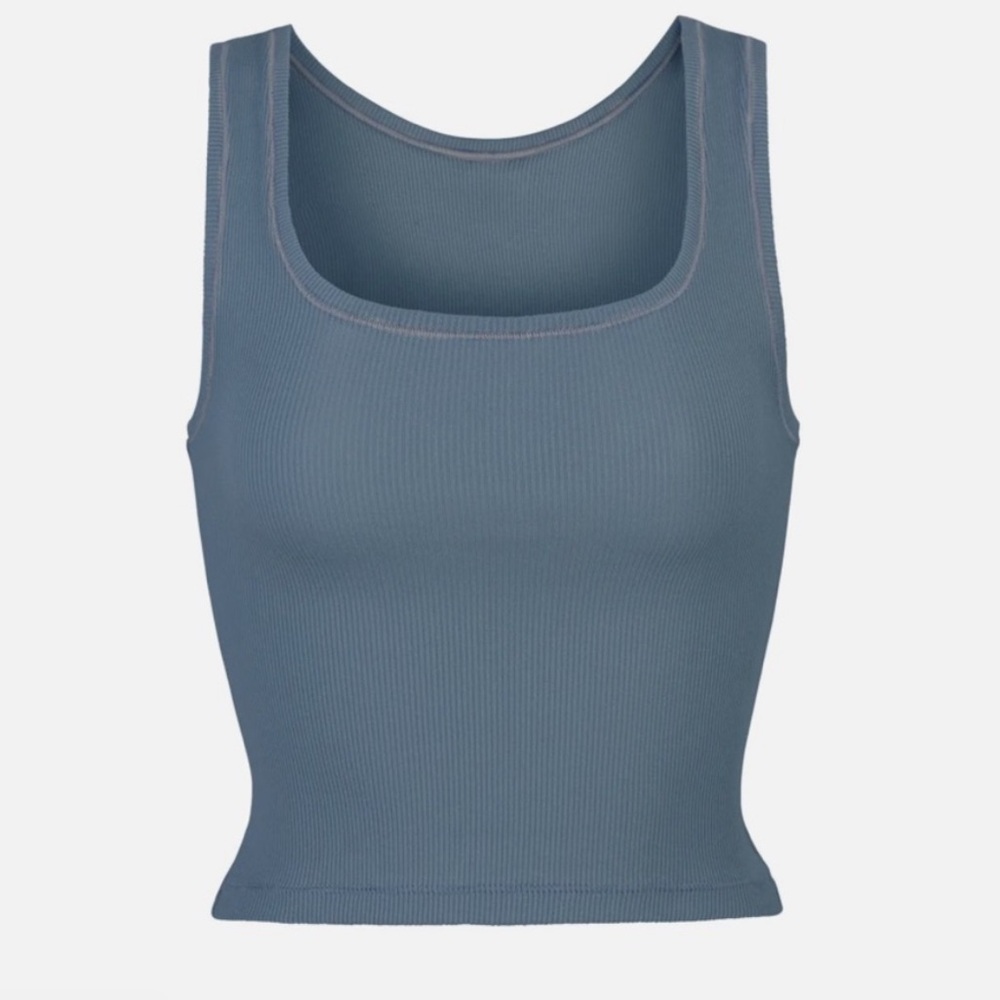 Skims cotton ribbed crop tank